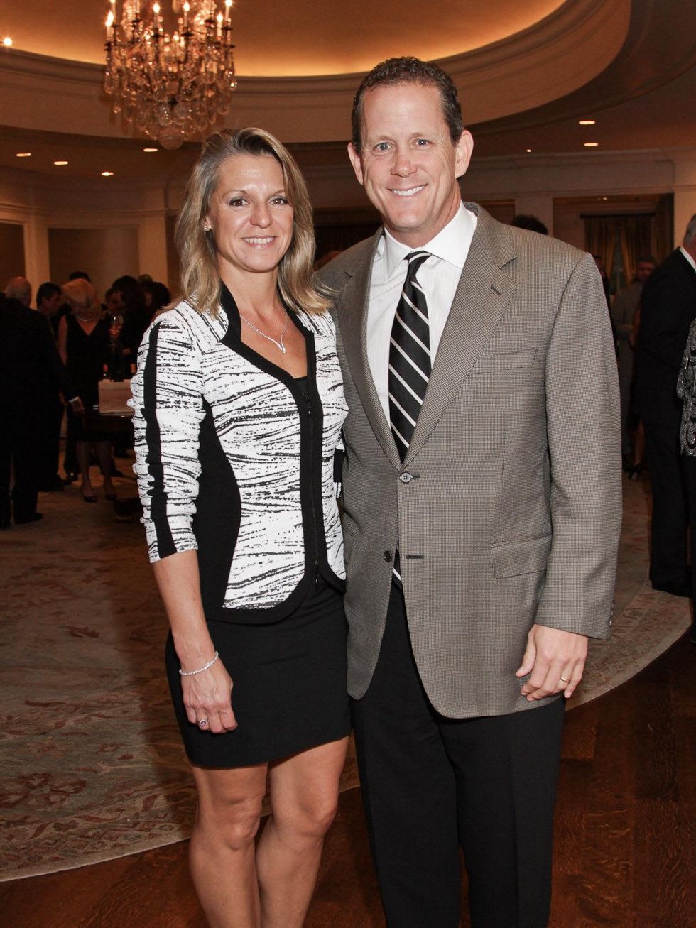 Melisssa and Jamey Rootes at the Best Cellars dinner.