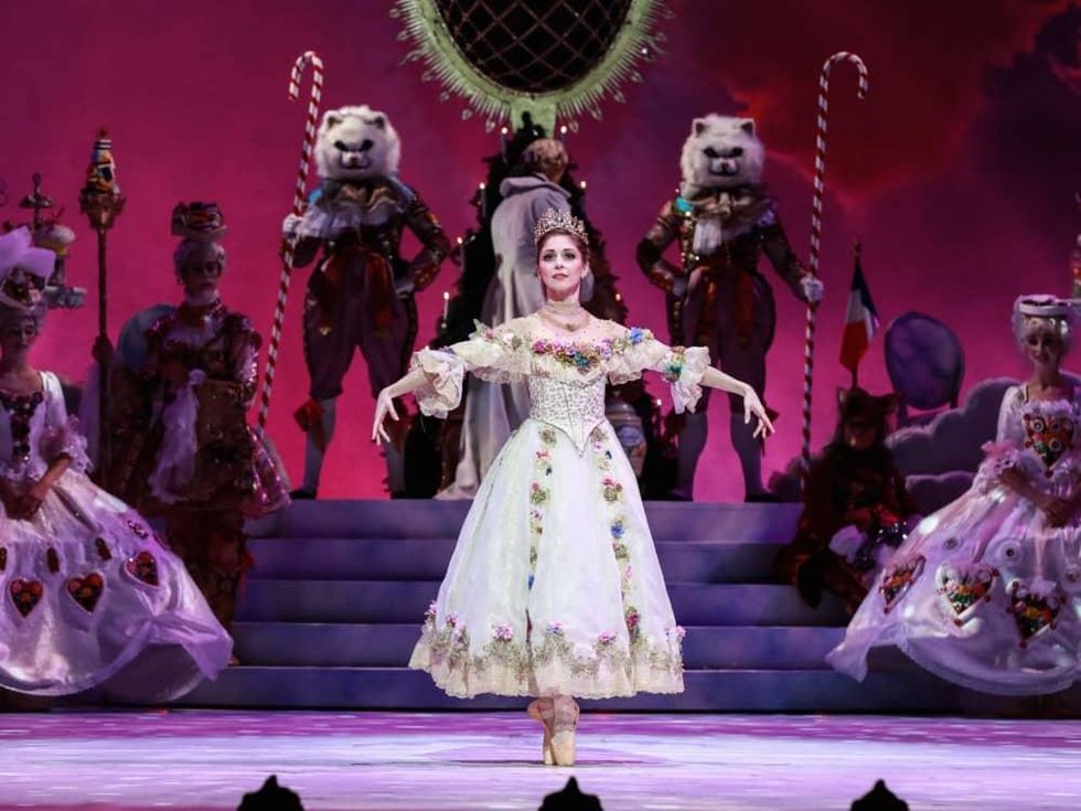 Melody Mennite as Clara in Houston Ballet The Nutcracker