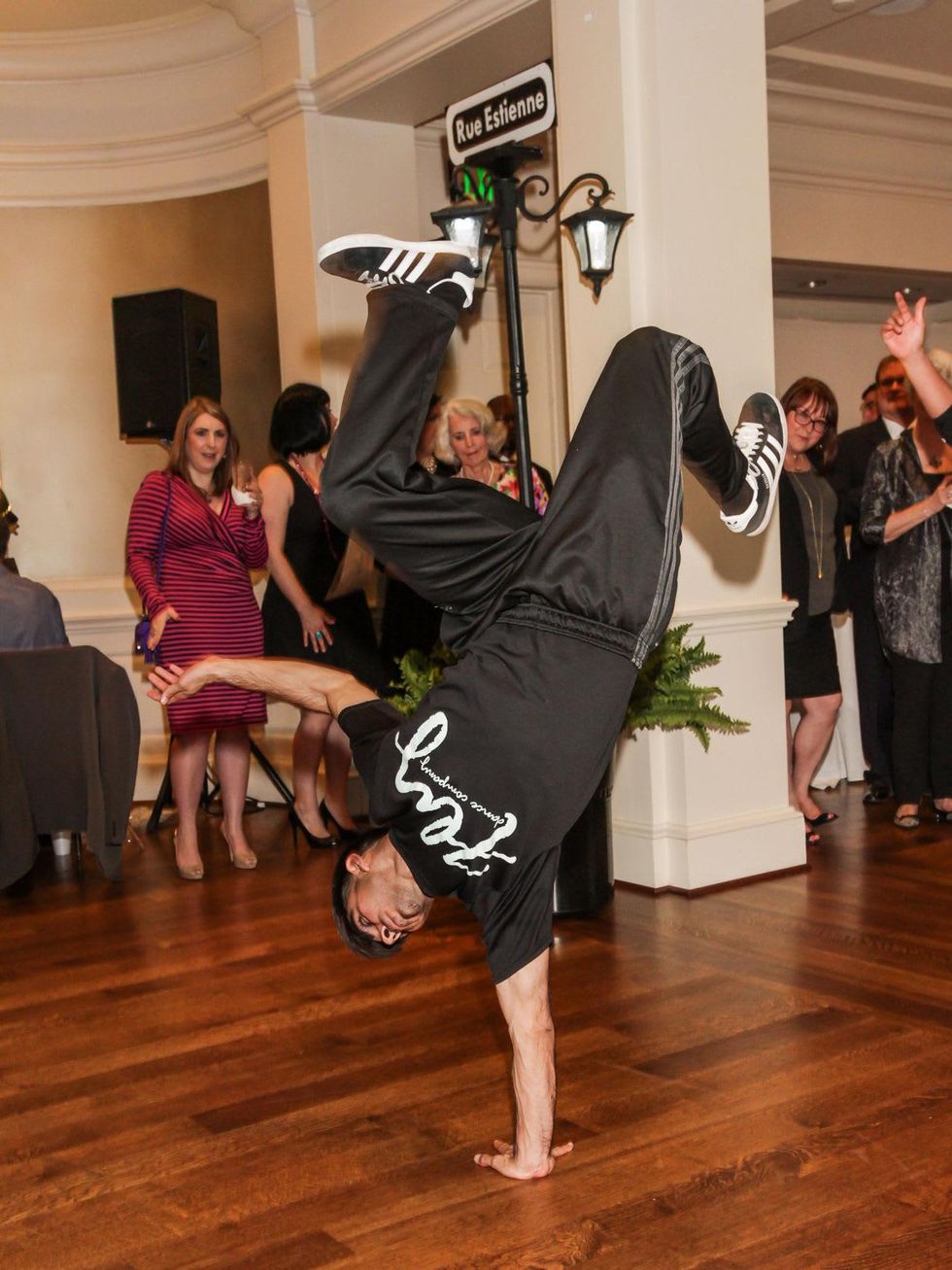 Member of Fly Dance Company at the Young Audiences of Houston Gala April 2014