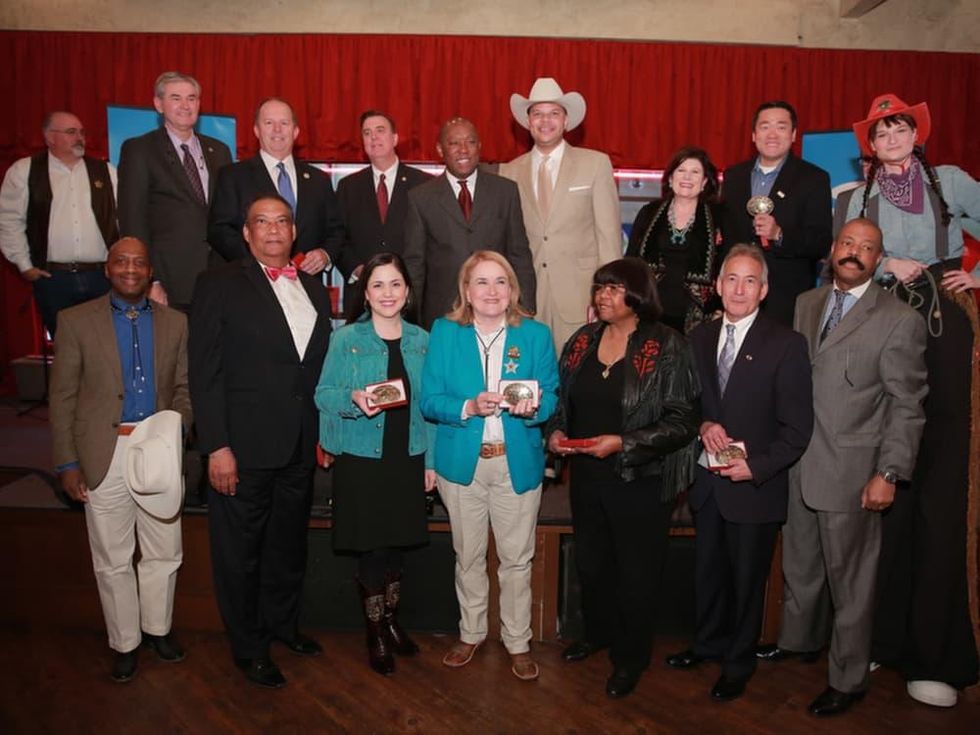 Members of Texas legislature at Mayor's Rodeo Kickoff Breakfast