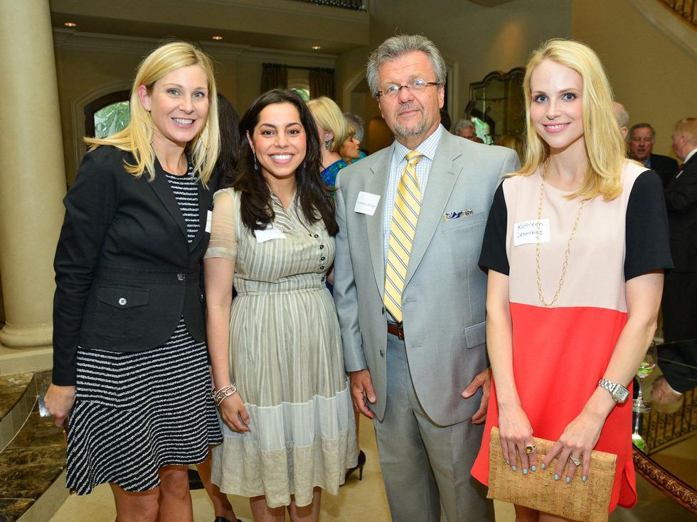 Memorial Hermann Foundation at Mosing home May 2013 Angie Light, Nicole Katz, Dr. Tony Johnson and Kathleen Jennings