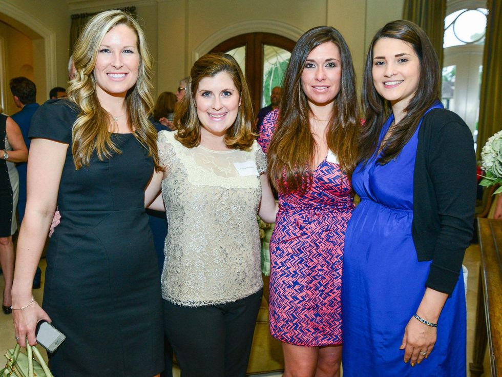 Memorial Hermann Foundation at Mosing home May 2013 Bethany Buchanan, Casey Hedges, Elizabeth Dwyer and Judy Roberts