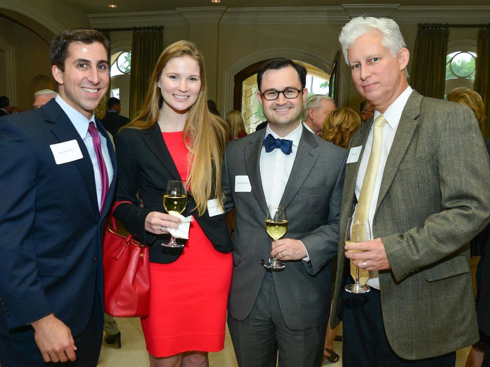 Memorial Hermann Foundation at Mosing home May 2013 Jay Zeidman, Colleen and Ryan McKnight, Bill Hurt