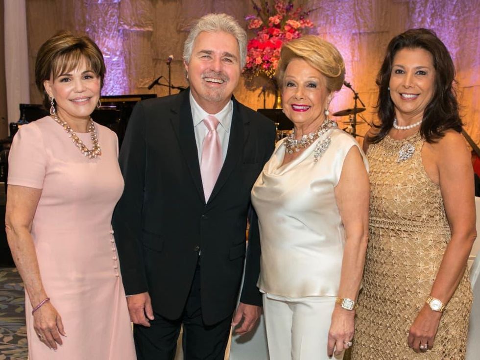 Memorial Hermann Razzle Dazzle luncheon, Hallie Vanderhider, Steve Tyrell, Philamena Baird, Regina Garcia