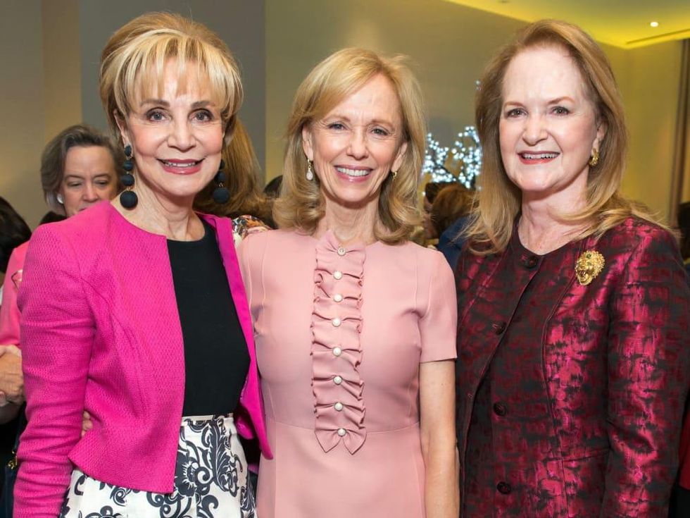 Memorial Hermann Razzle Dazzle luncheon, Leisa Holland-Nelson, Susan Sarofim, Sandy Barrett