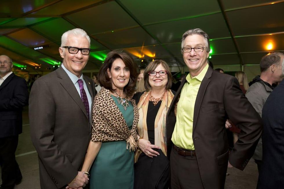 Memorial Park Conservacy Gala, Feb. 2016,Dean and Theresa Corgey, Debbie and Steve Costello