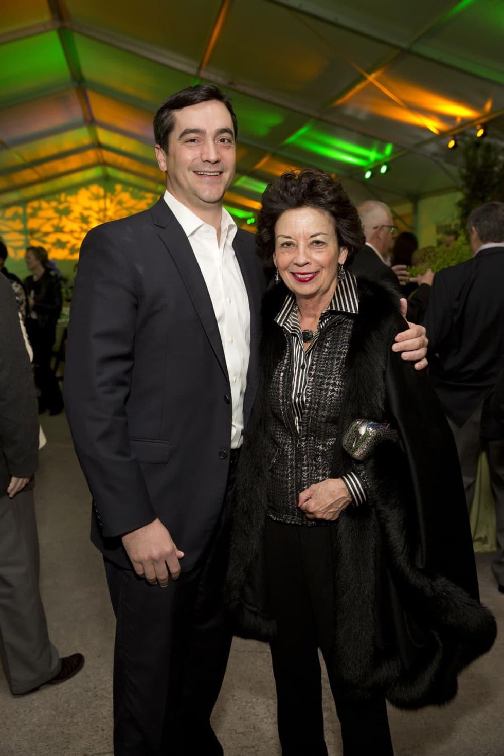 Memorial Park Conservacy Gala, Feb. 2016, Jay Goossen, Kathy Goosen