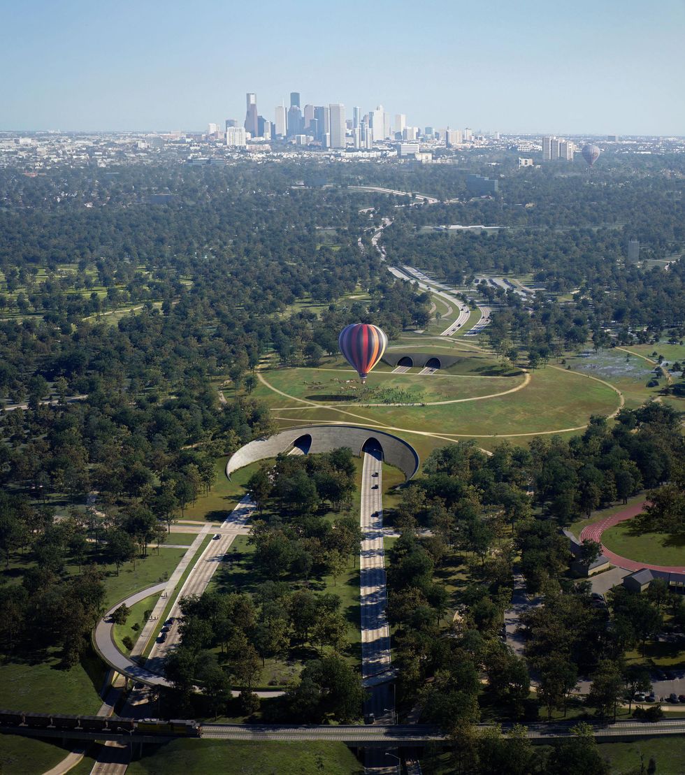 Memorial Park master plan March 2015 Houston Calling by Mir for Nelson Byrd Woltz land bridge and tunnels