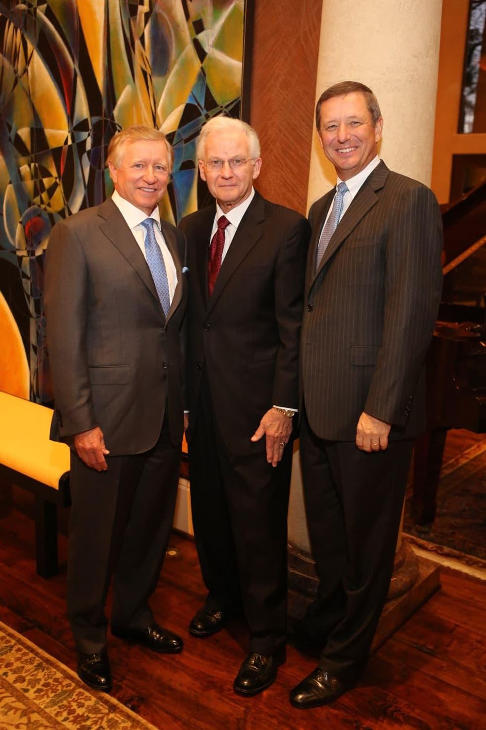 Men of Distinction dinner, Feb. 2016, Jesse Tutor, Harry Mach, David Wuthrich