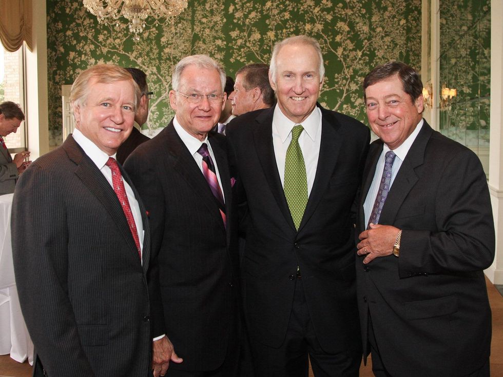 Men of Distinction luncheon Houston May 2013 Jesse Tutor, Harry Mach, Jim Crownover, Jack Kendall