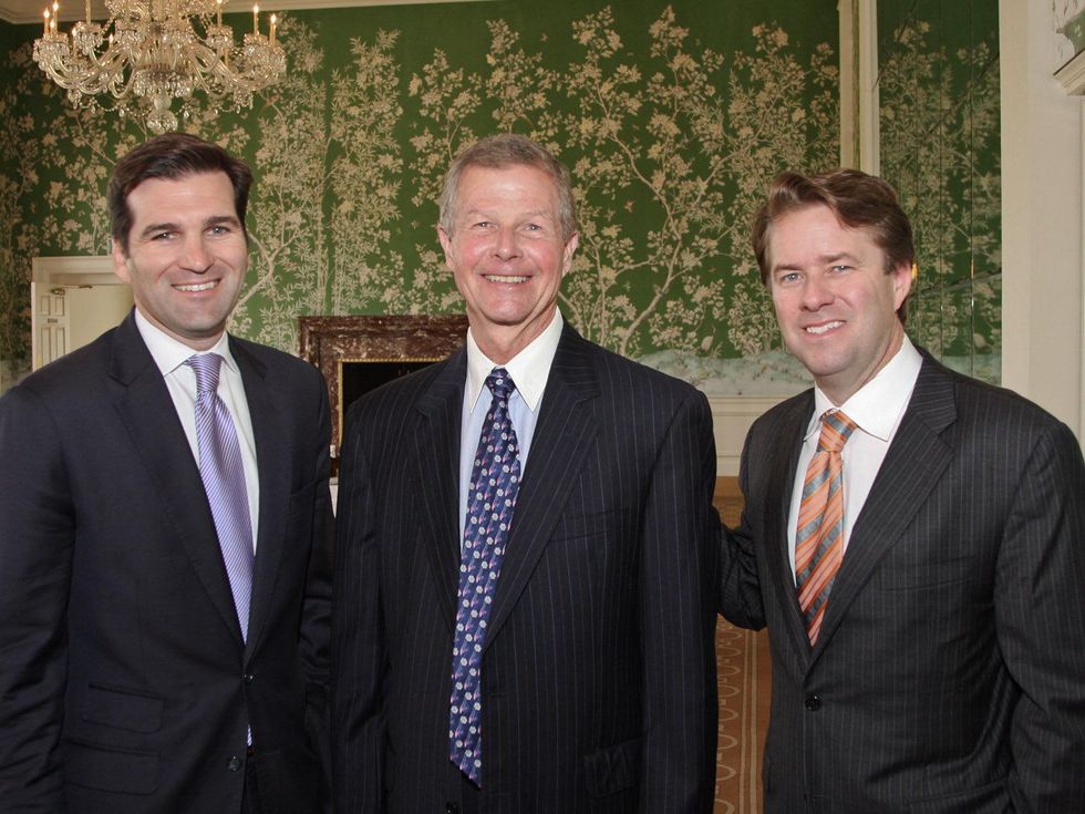 Men of Distinction luncheon Houston May 2013 Pat Burk, Philip Bahr, Michael Mithoff