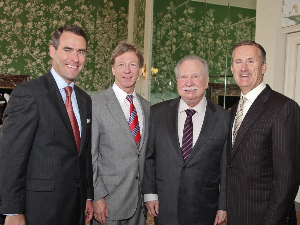 Men of Distinction luncheon Houston May 2013 Steve Mach, Mike Hall, Charlie Thomas, Tony Gracely