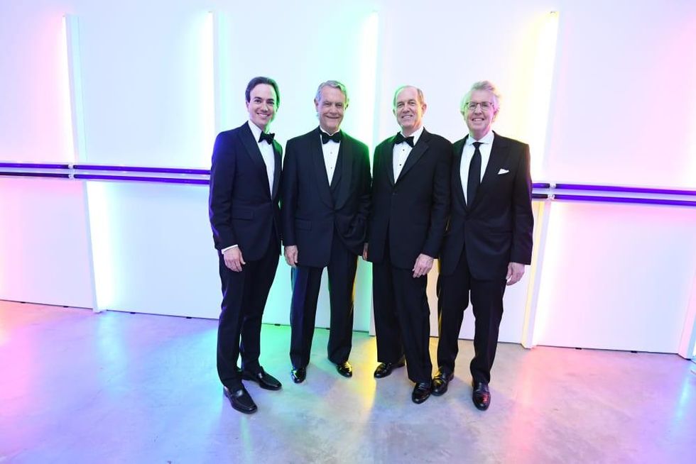 Men of Menil 2016 Co-Chairs Danny David, Bill Stewart, Brad Bucher, and George Kelly