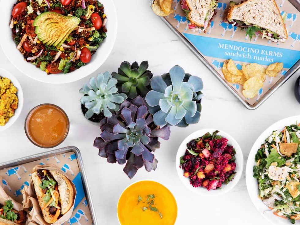 Mendocino Farms group food shot