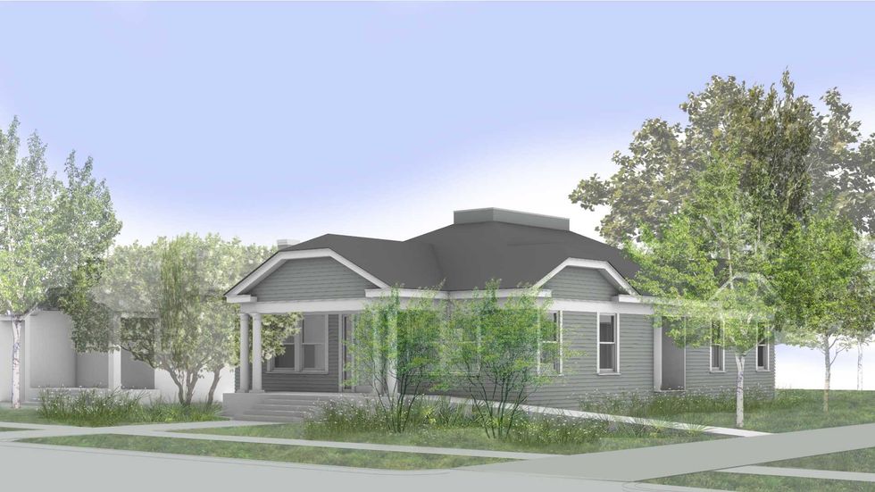 Menil Bookstore Rendering