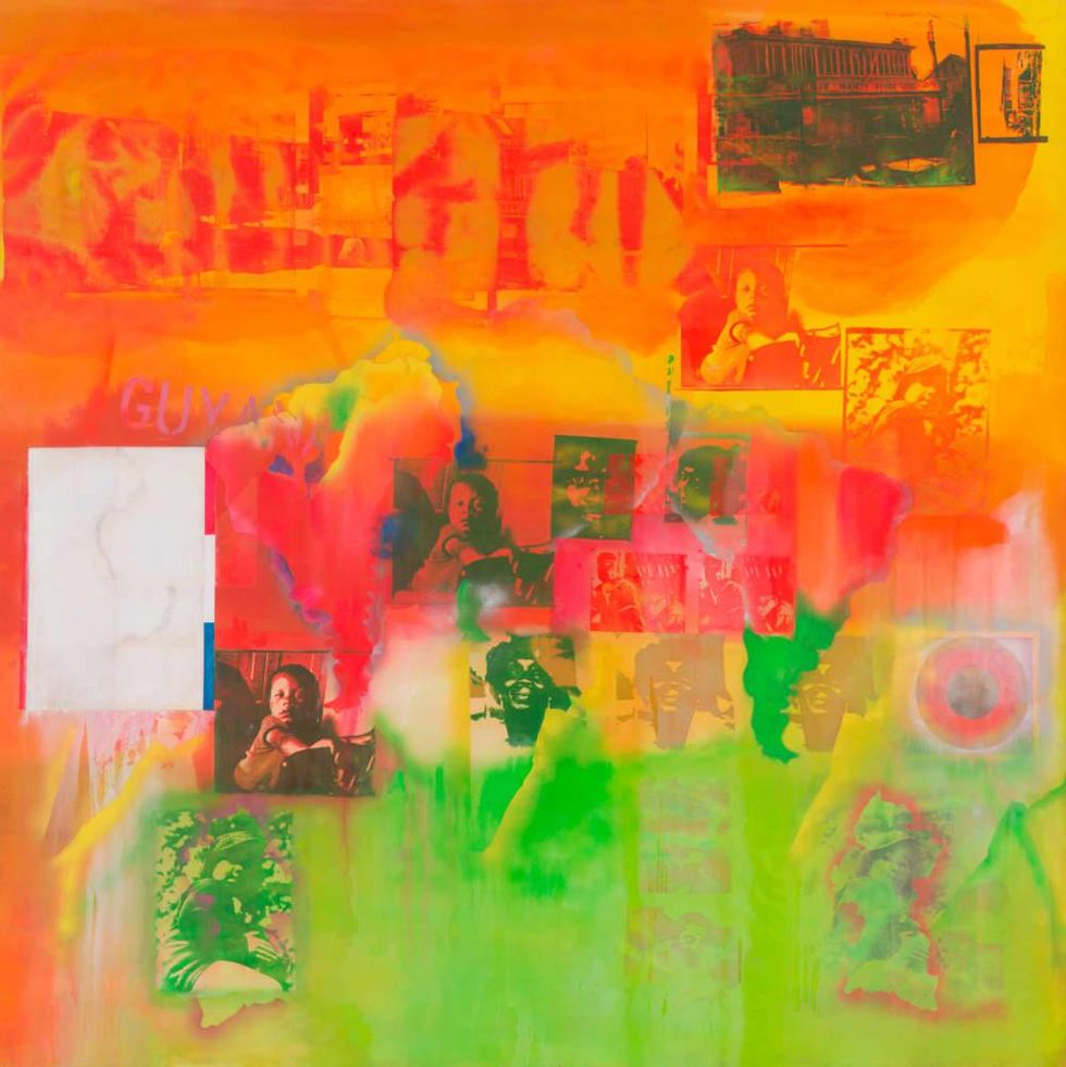Menil Collection: Frank Bowling, Middle Passage