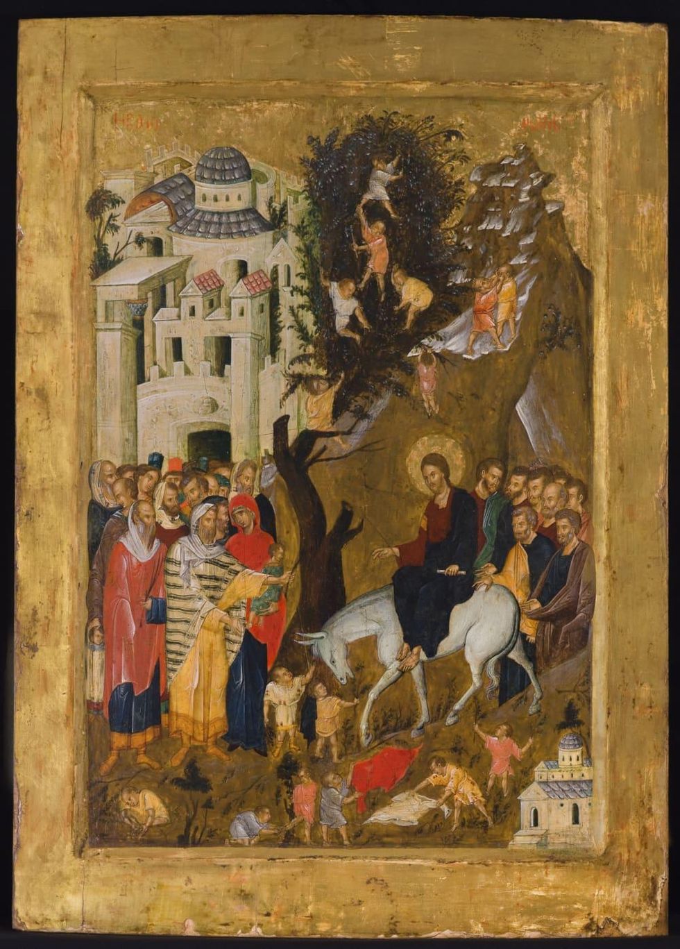 Menil Collection: Unidentified artist, Entry into Jerusalem