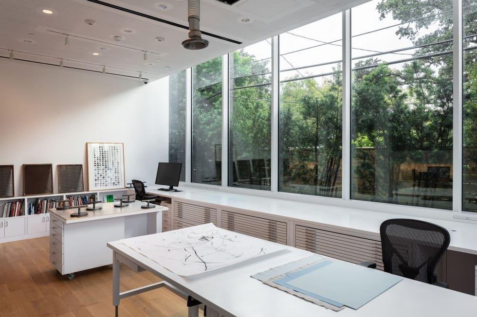 Menil Drawing Institute, conservatory lab