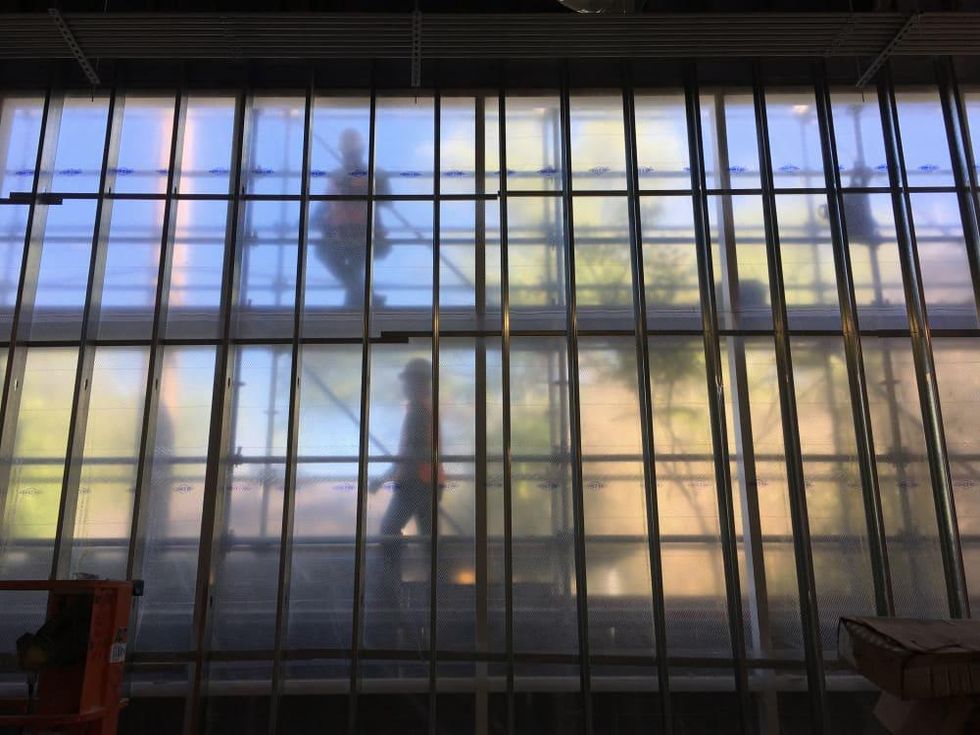 Menil Drawing Institute: construction progress