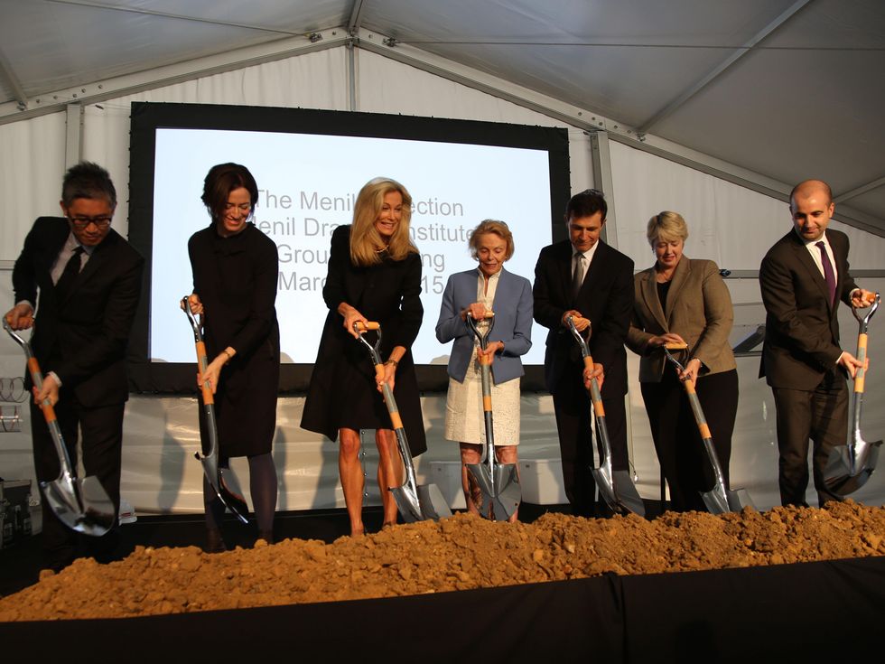 Menil Drawing Institute Groundbreaking