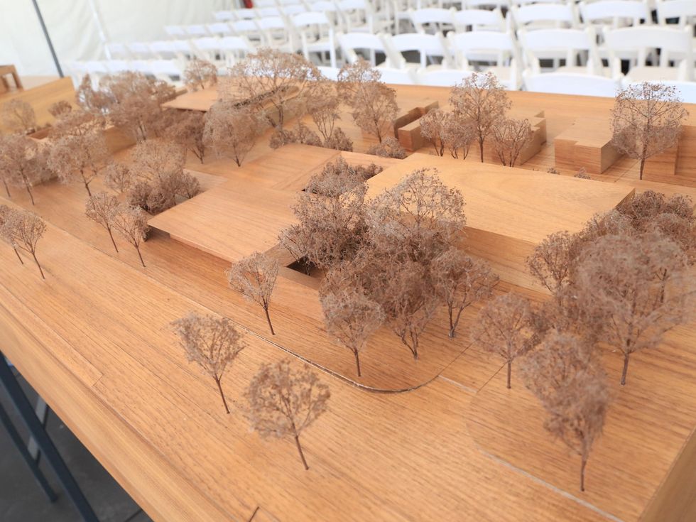 Menil Drawing Institute Groundbreaking