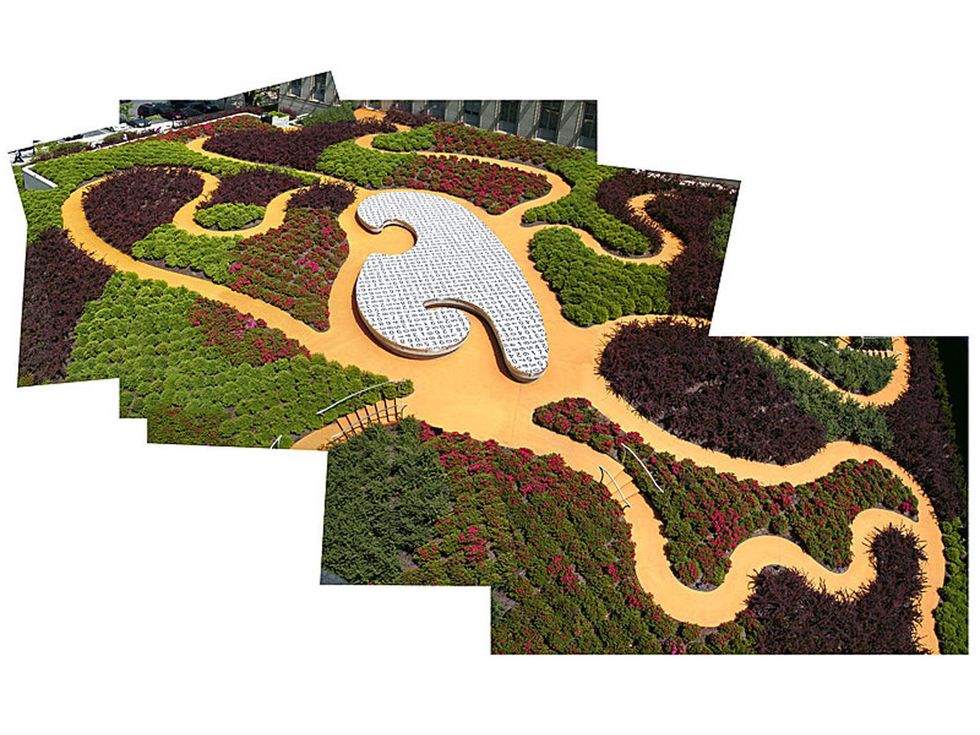 Menil landscape design June 2013 Michael Van Valkenburgh Associates samples Carnegie Mellon rooftop garden