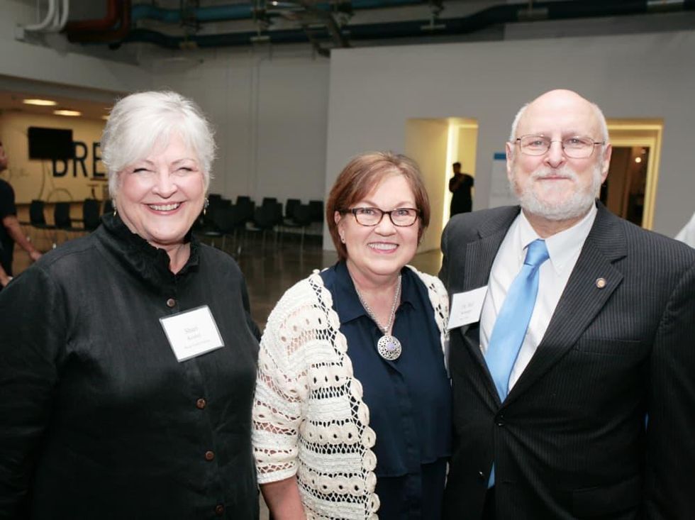 Menninger Bridge Up Shari Koziol, Susan Fordice, Bill Schnapp