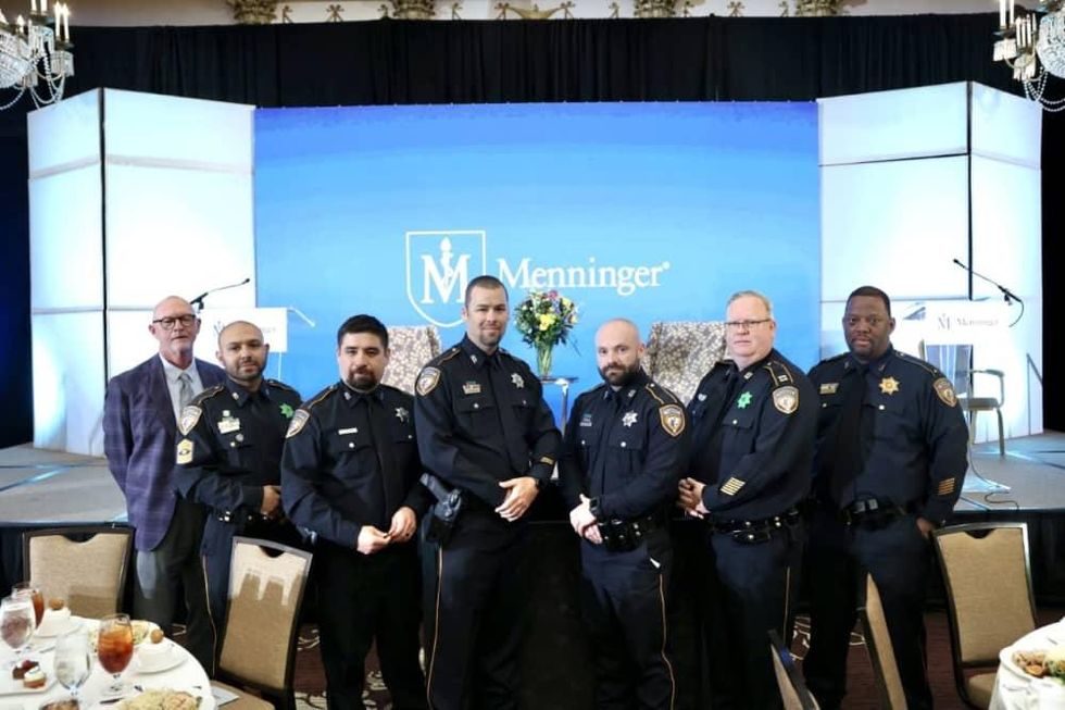 Menninger Luncheon 2022 Charles Haley Harris County Sheriff\u2019s Department, recipients of Vital Balance Award