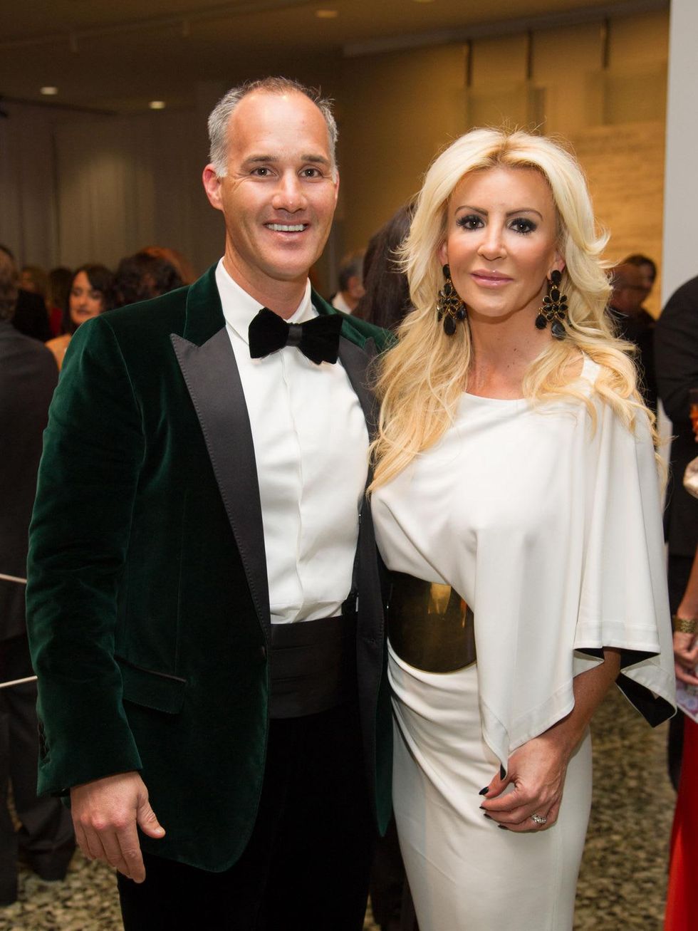 Meredith and Danielle Cullen at the MFAH Latin American Experience November 2013