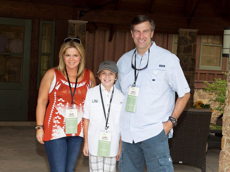 Methodist Hospital event in Aspen July 2013 Kelli, Luke and John Weinzierl- McCoy Ranch Event