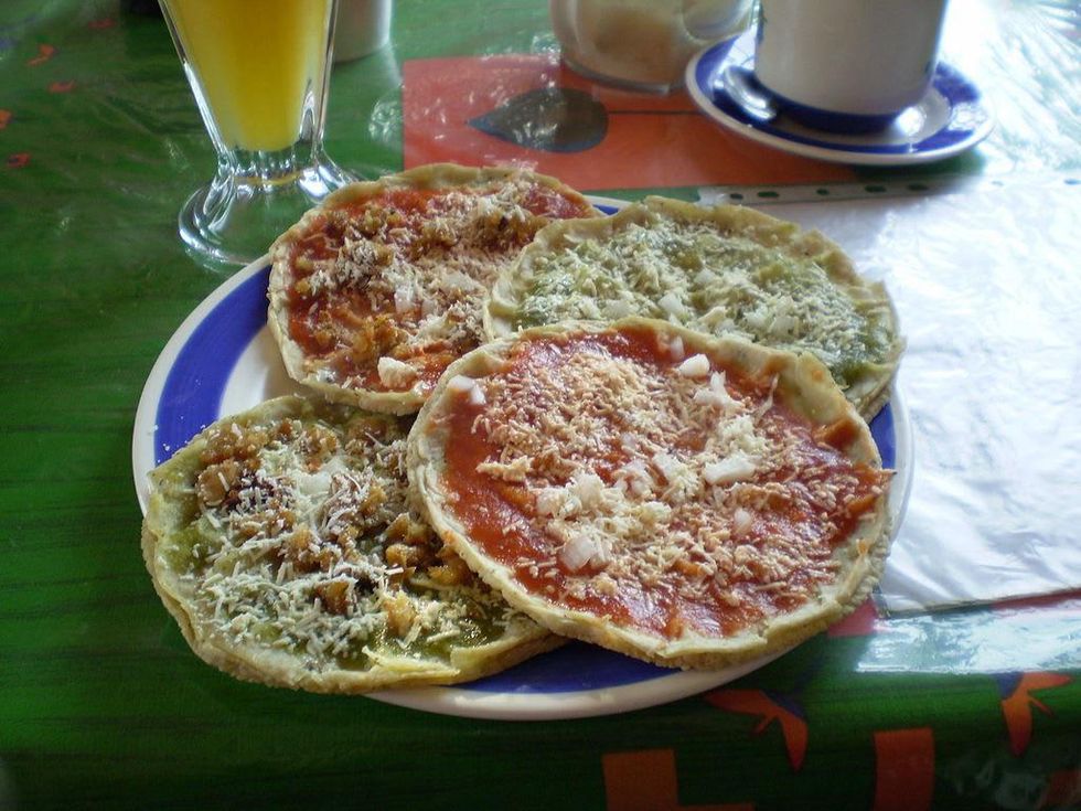 Mexican sopes