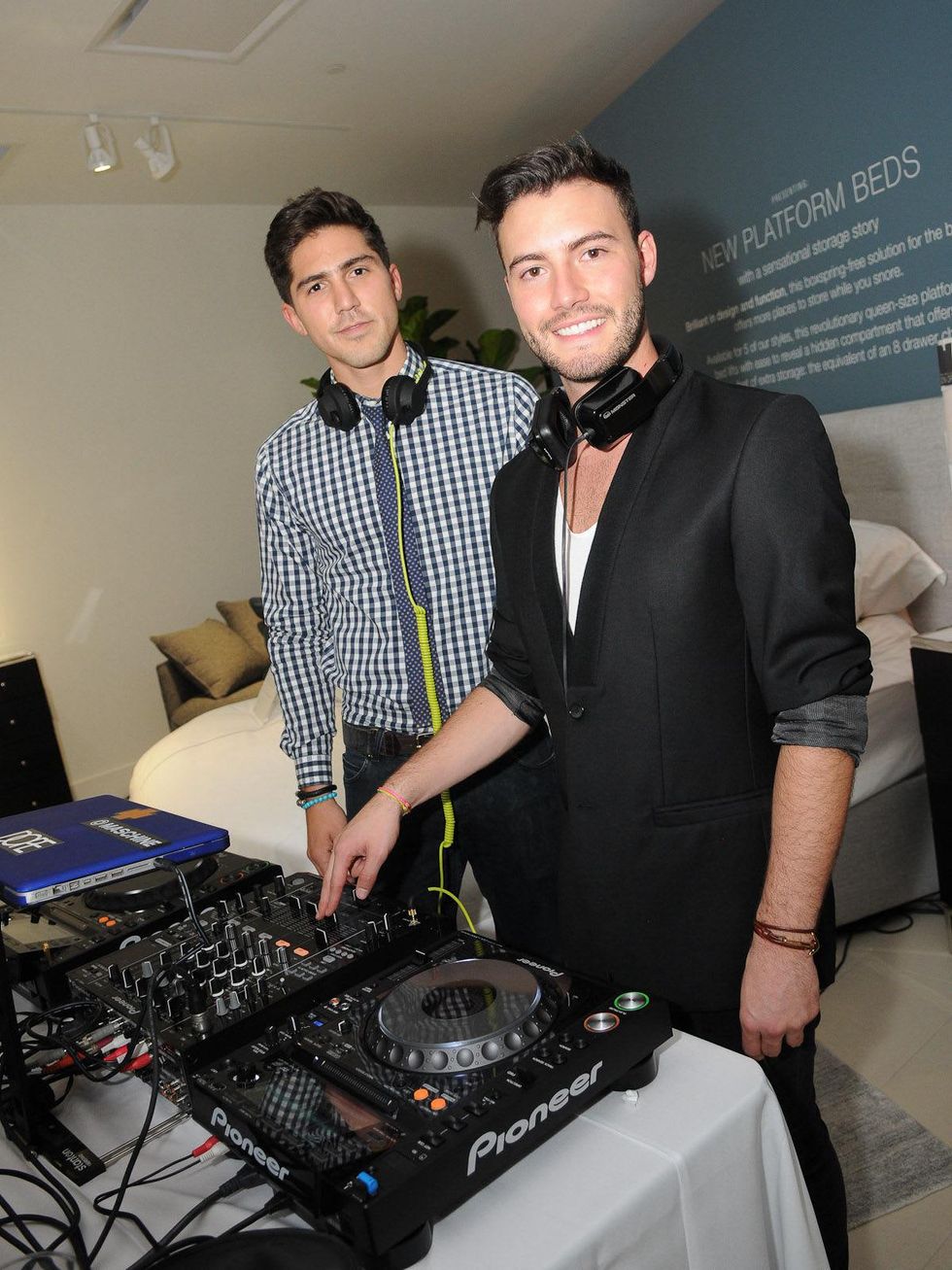 Mexico City\u2019s Hottest DJs Tom & Collins at the Mitchell Gold + Bob Williams Houston grand opening celebration