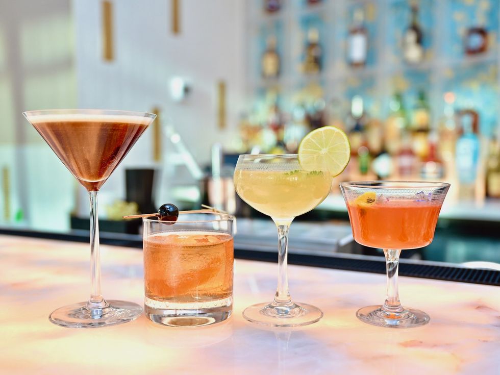 MF Lobster and Ceviche cocktails