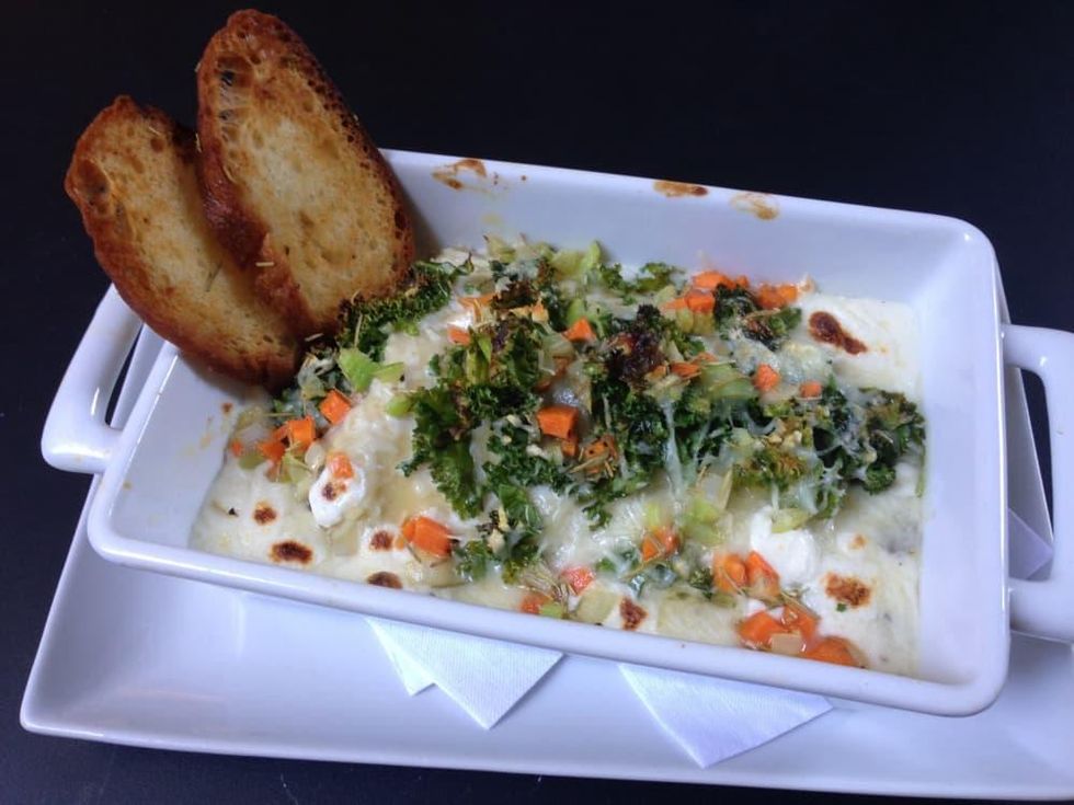 MFA Cafe mushroom lasagna