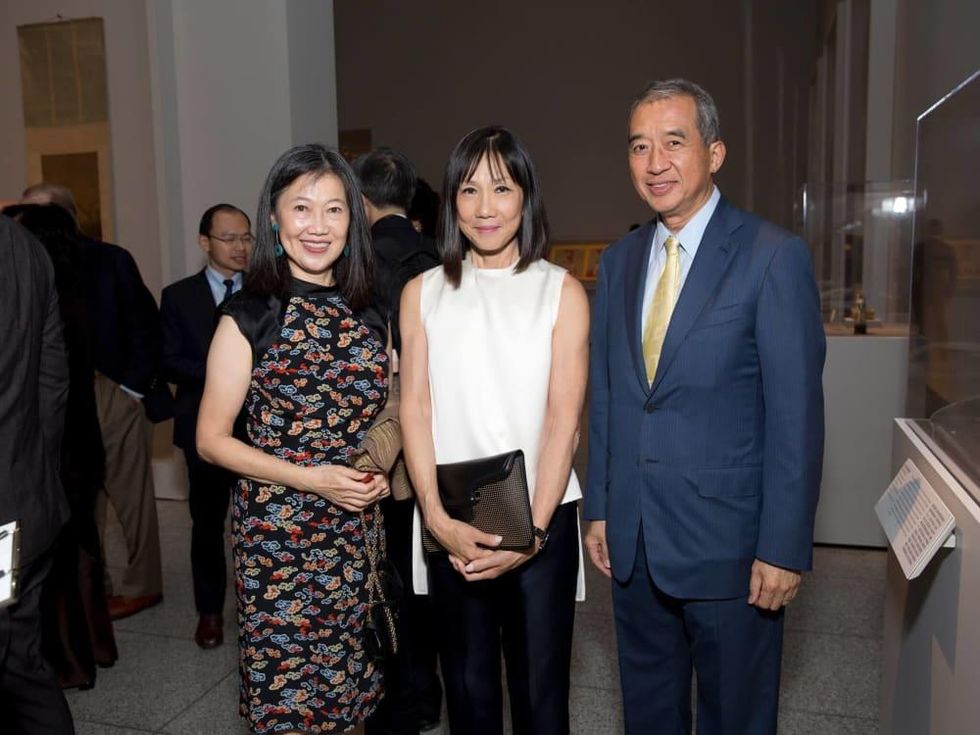 MFAH Emperors Treasures dinner, Anne Chao, Lucy Sun, Albert Chao
