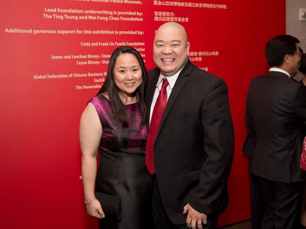 MFAH Emperors Treasures dinner, Audrey Chang, Joseph Tung