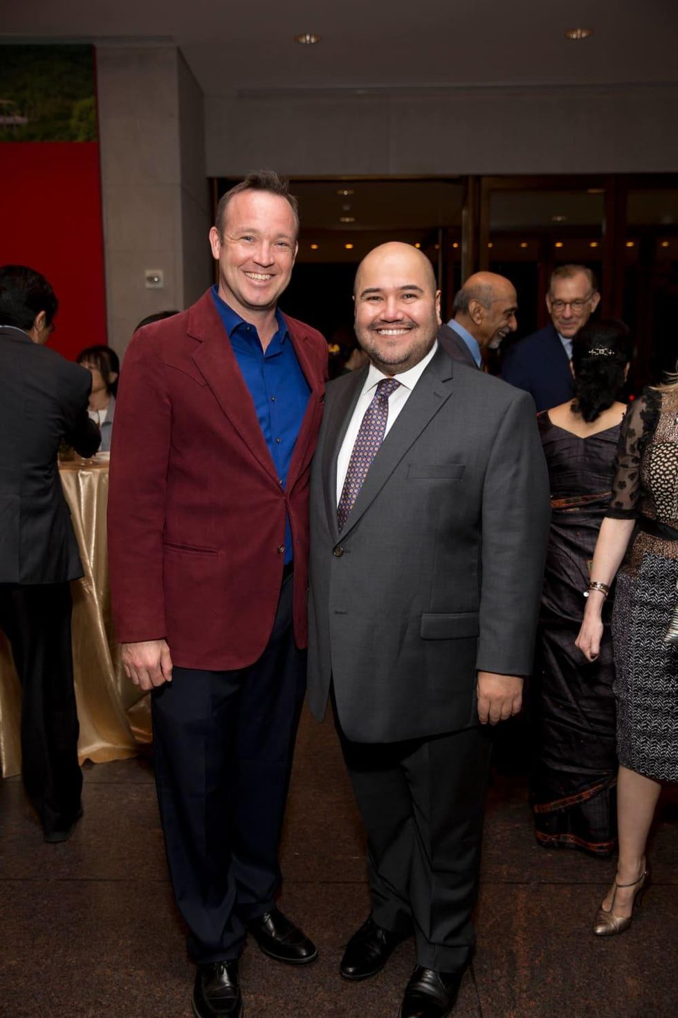 MFAH Emperors Treasures dinner, Charlie Cole, Terence O'Neill