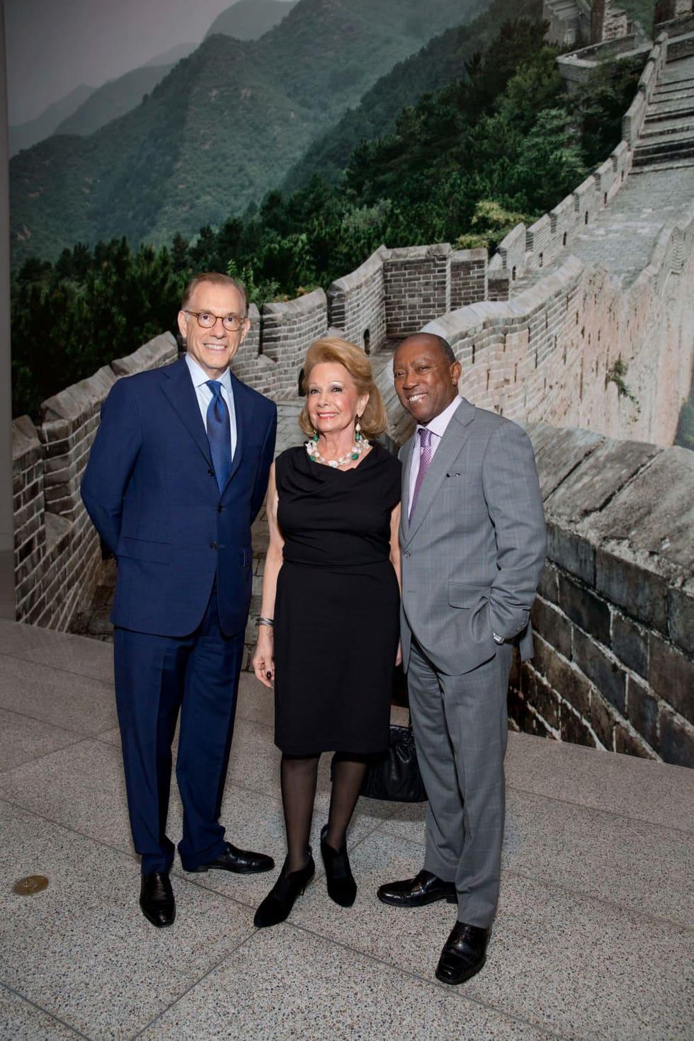 MFAH Emperors Treasures dinner, Gary Tinterow, Philamena Baird, Mayor Sylvester Turner