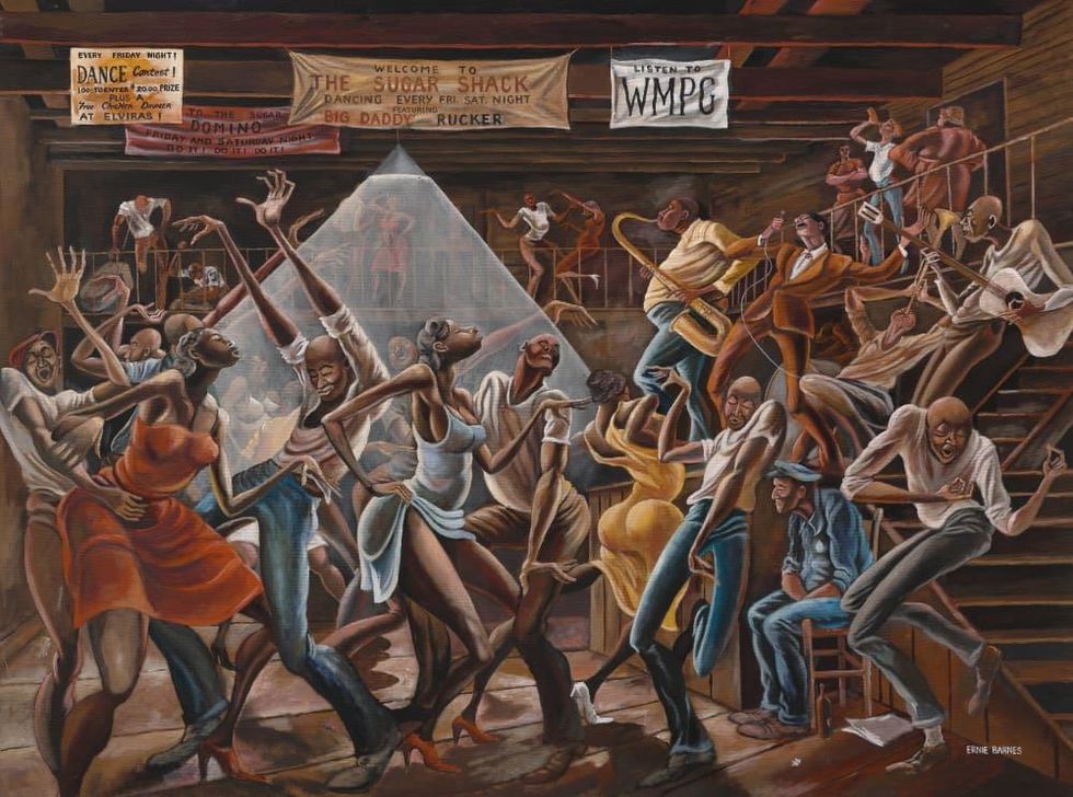 MFAH: Ernie Barnes, Sugar Shack