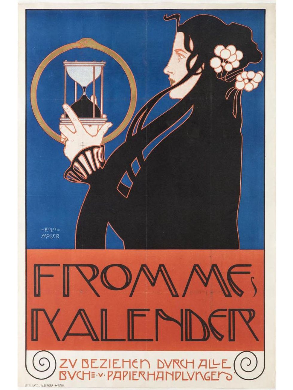 MFAH exhibit Koloman Moser October 2013 poster