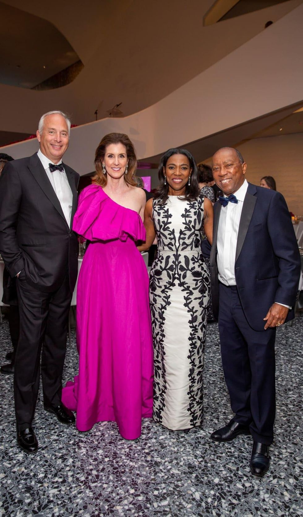 MFAH Grand Gala Ball 2021 Bobby and Phoebe Tudor; Mayor Sylvester Turner; Dr. Cathy Flanigan