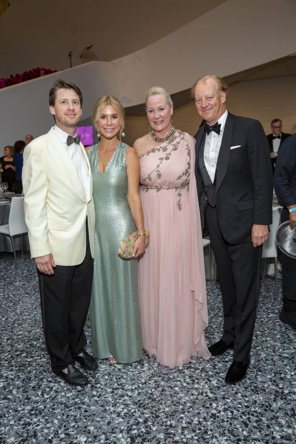 MFAH Grand Gala Ball 2021 George Dodd; Lisa Fred; Sara Dodd and Will Denton