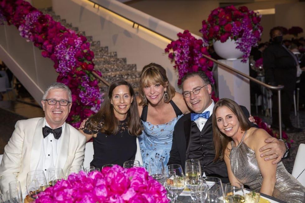 MFAH Grand Gala Ball 2021 Jeff and Gina Luhnow; Franci Neely; Jeremy and Wendi Monthy