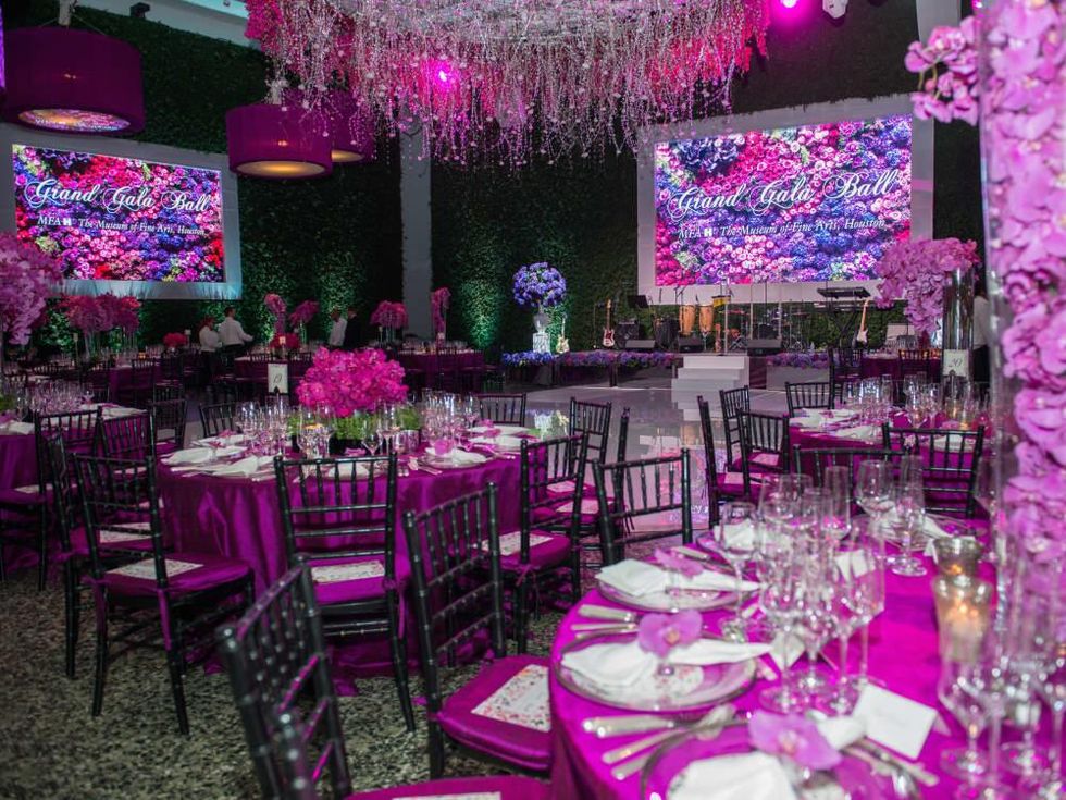 MFAH Grand Gala decor by Richard Flowers