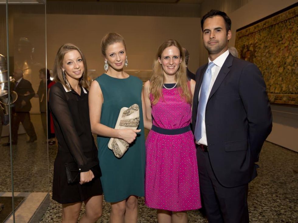 MFAH Habsburg Splendor dinner Alfred Glassell, III and Marli Andrade Maria Galitzine; Tatiana Galitzine; Xenia Galitzine de Matta and Alberto Matta