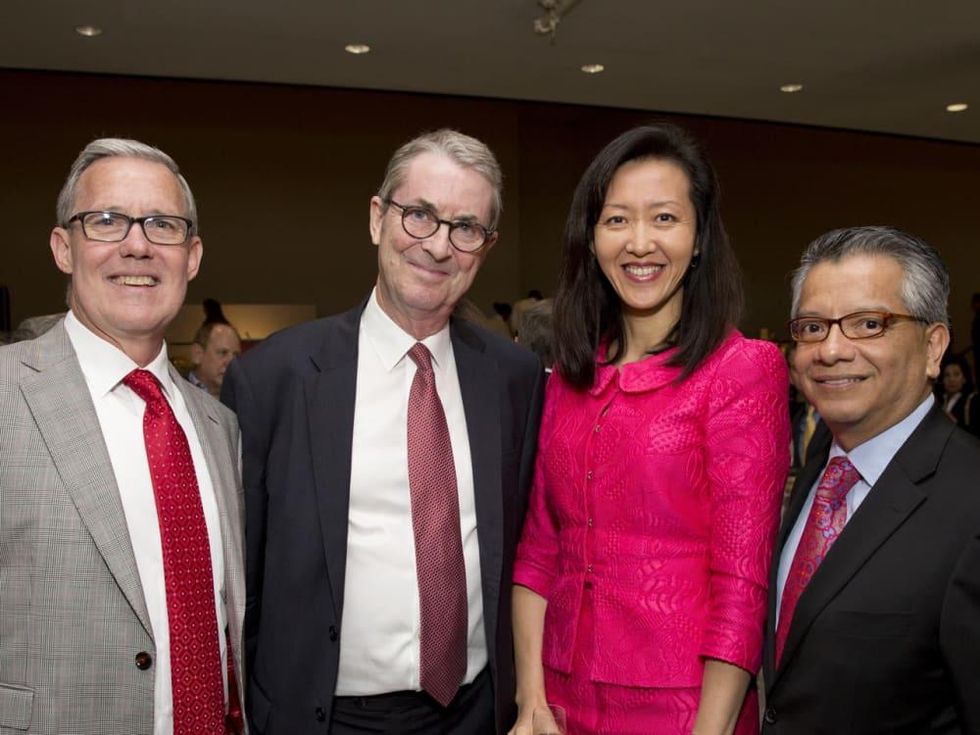 MFAH Habsburg Splendor dinner Dorion Ogle; David Bomford; Hong Ogle; David Ruiz