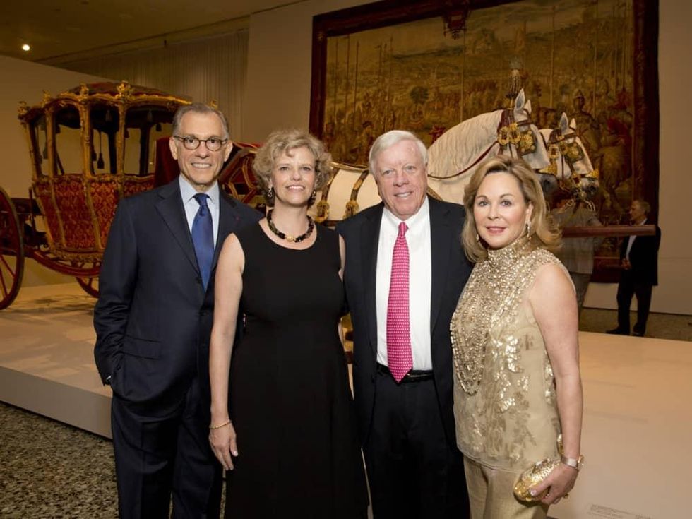 MFAH Habsburg Splendor dinner Gary Tinterow; Sabine Haag; Rich and Nancy Kinder
