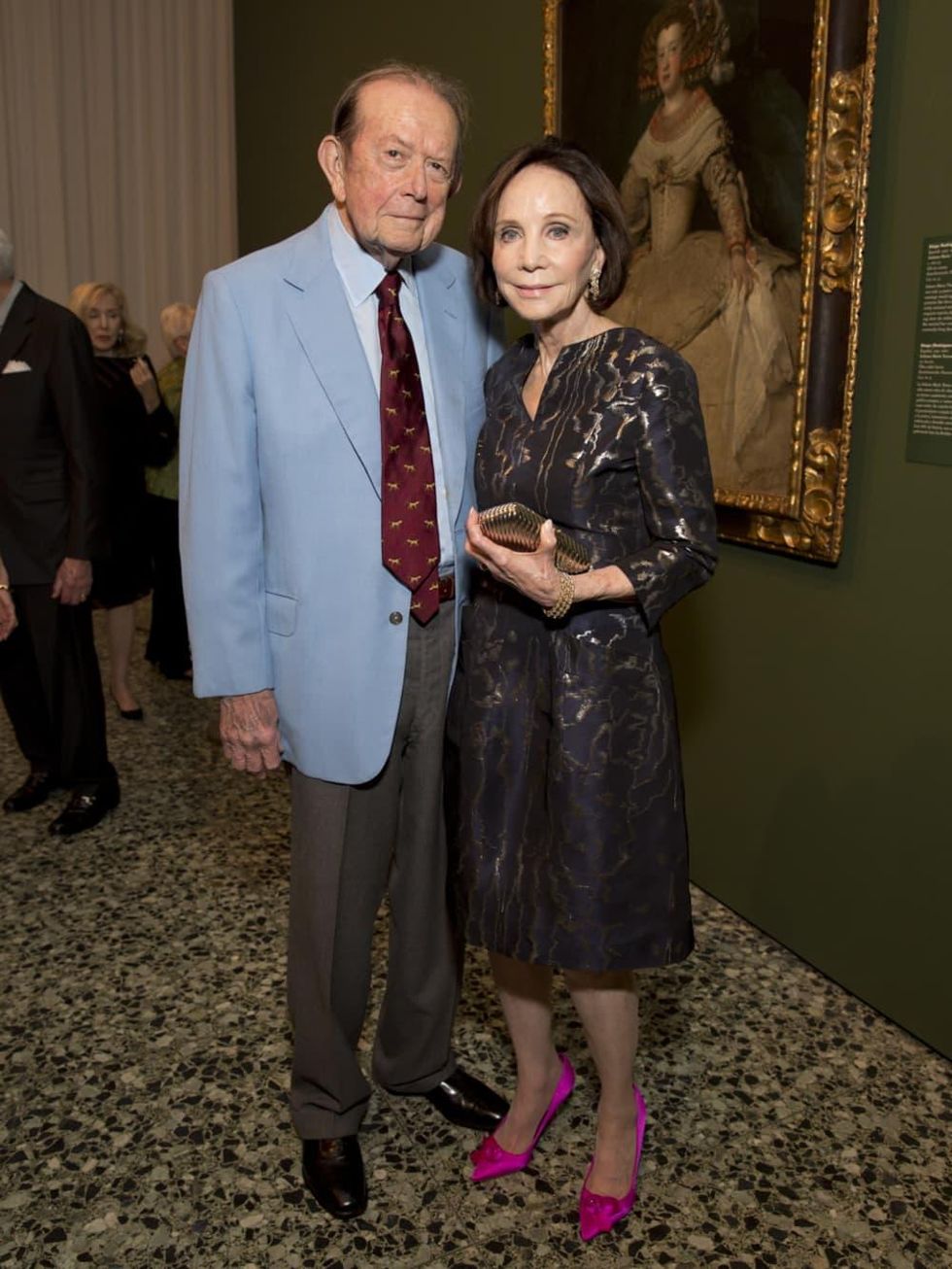 MFAH Habsburg Splendor dinner Meredith and Cornelia Long