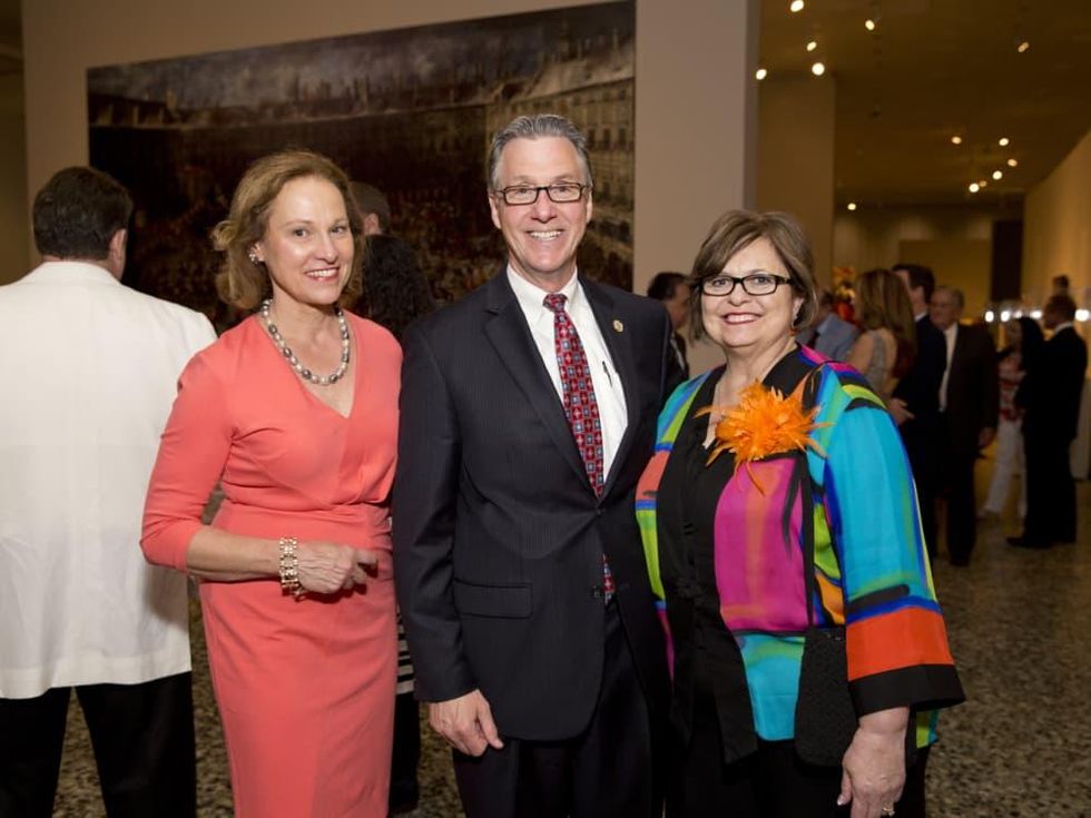 MFAH Habsburg Splendor dinner Minnette Boesel; Council Member Stephen Costello; Debbie Costello
