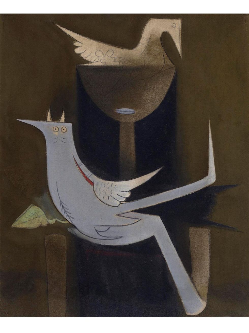 MFAH Intersecting Modernities June 2013 Lam - Mujer con p\u00e1jaro